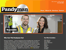 Tablet Screenshot of pandyman.com
